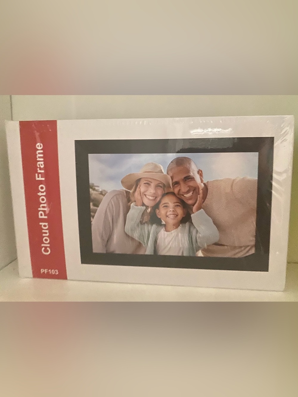 Cloud Photo Frame in Black — Digital Home Accent